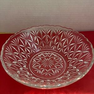 Elegant Clear Glass Bowl